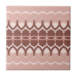 Woestijn Blush Afrikaanse Terracotta Geometrisch Tegeltje