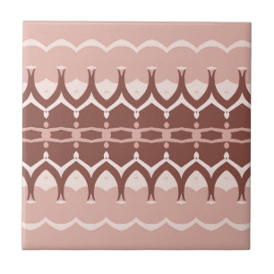 Woestijn Blush Afrikaanse Terracotta Geometrisch Tegeltje