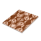 Woestijn Blush Afrikaanse Terracotta Geometrisch Tegeltje (Zijkant)