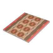 Woestijn Blush Afrikaanse Terracotta GeometrischWo Tegeltje (Zijkant)