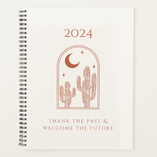 Woestijn Boho 2024 Planner (Voorkant)