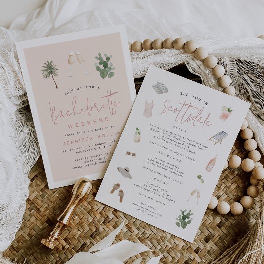 Woestijn Boho Bachelorette Weekend Itinerary en Kaart