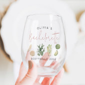 Woestijn Boho Persoonlijke Bachelorette Feestje Wijnglas Zonder Voet