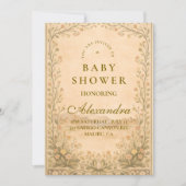 Woestijn Botanische Baby Shower Kaart (Voorkant)