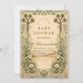 Woestijn Botanische Baby Shower Kaart (Voorkant)