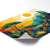 Woestijn Braziliaanse Catinga bioom Poster (Hoek)