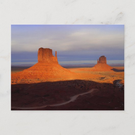 woestijn briefkaart (Voorkant)