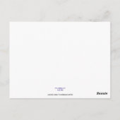 woestijn briefkaart (Achterkant)