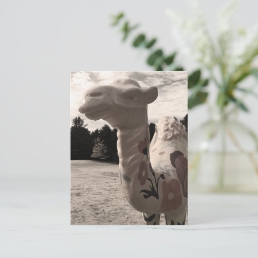 woestijn briefkaart (Staand voorkant)