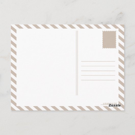 woestijn briefkaart (Achterkant)