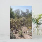woestijn briefpapier (Staand voorkant)