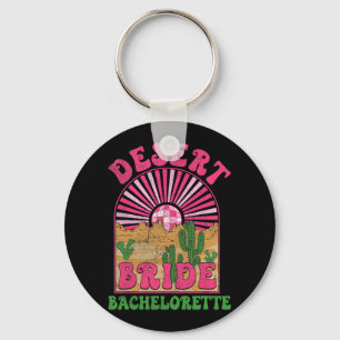 Woestijn Bruid Bachelorette Feest Bach Tour Groovy Sleutelhanger
