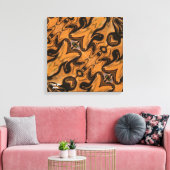 Woestijn Bruin Abstract  op Gewikkelde  Canvas Pri Afdruk (Insitu (Woonkamer))