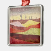 Woestijn Cacti Landschap Metalen Ornament (Links)