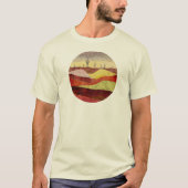 Woestijn Cacti Landschap T-shirt (Voorkant)