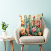 Woestijn Cactus Kussen - Boho Zuidwest decor Cushi (Stoel)