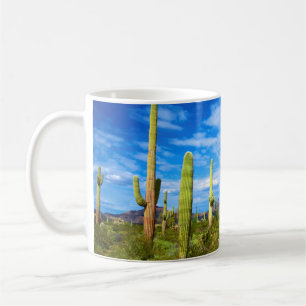Woestijn cactus landschap, Arizona Koffiemok