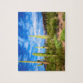 Woestijn cactus landschap, Arizona Legpuzzel (Verticaal)