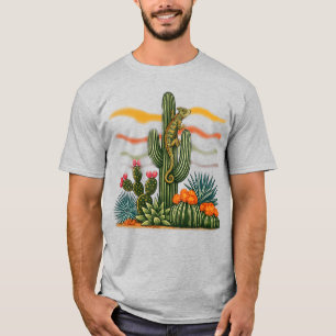 Woestijn Cactus Shirt, Zuidwest Cactus T-shirt, Bo T-shirt