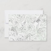 Woestijn Cactus Succulenten Bruiloft rsvp (Achterkant)