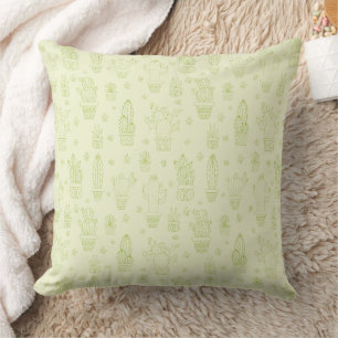 Woestijn Cactus & Succulenten Design Kussen