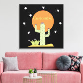 Woestijn Cactus Zon Thunder_Cove Canvas Afdruk (Insitu (Woonkamer))