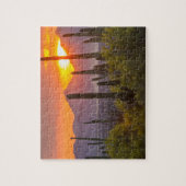 Woestijn cactus zonsondergang, Arizona Legpuzzel (Verticaal)