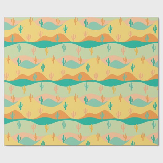 woestijn cadeaupapier (Vlak)