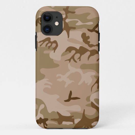 Woestijn Camo - Bruine Camouflage Case-Mate iPhone Case (Achterkant)