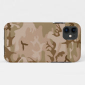 Woestijn Camo - Bruine Camouflage Case-Mate iPhone Case (Achterkant (horizontaal))