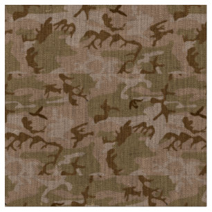 Woestijn Camo - Bruine Camouflage Stof