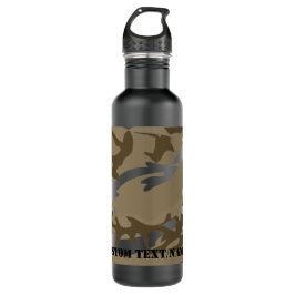 Woestijn Camo Camoflauge Achtergrond Patroon Water Waterfles