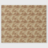Woestijn Camo Inpakpapier (Vlak)