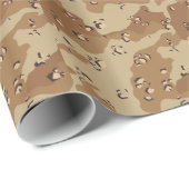 Woestijn Camo Inpakpapier (Rol Hoek)