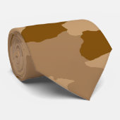 Woestijn camouflage stropdas (Opgerold)