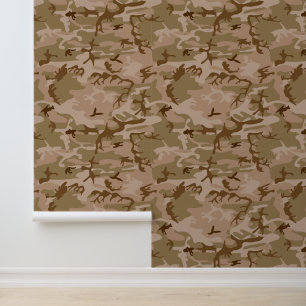 Woestijn camouflagepatroon, militair patroon, lege behang