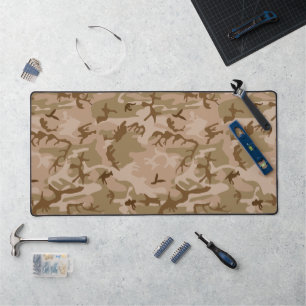Woestijn camouflagepatroon, militair patroon, lege bureaumat