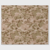 Woestijn camouflagepatroon, militair patroon, lege cadeaupapier (Vlak)