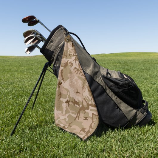 Woestijn camouflagepatroon, militair patroon, lege golfhanddoek (Groen)