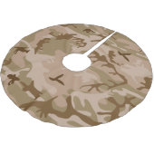Woestijn camouflagepatroon, militair patroon, lege kerstboom rok (Gekanteld)
