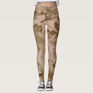 Woestijn camouflagepatroon, militair patroon, lege leggings