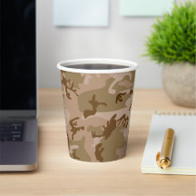 Woestijn camouflagepatroon, militair patroon, lege