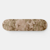 Woestijn camouflagepatroon, militair patroon, lege persoonlijk skateboard (Horizontaal)