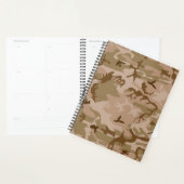 Woestijn camouflagepatroon, militair patroon, lege planner (Display)