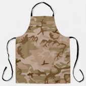 Woestijn camouflagepatroon, militair patroon, lege schort (Voorkant)