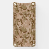 Woestijn camouflagepatroon, militair patroon, lege spandoek (Verticaal)