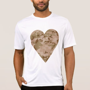 Woestijn camouflagepatroon, militair patroon, lege t-shirt