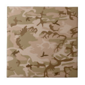 Woestijn camouflagepatroon, militair patroon, lege tegeltje (Voorkant)