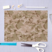 Woestijn camouflagepatroon, militair patroon, lege tissuepapier (Craft)