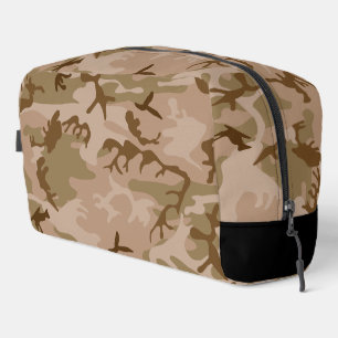 Woestijn camouflagepatroon, militair patroon, lege toilettasje